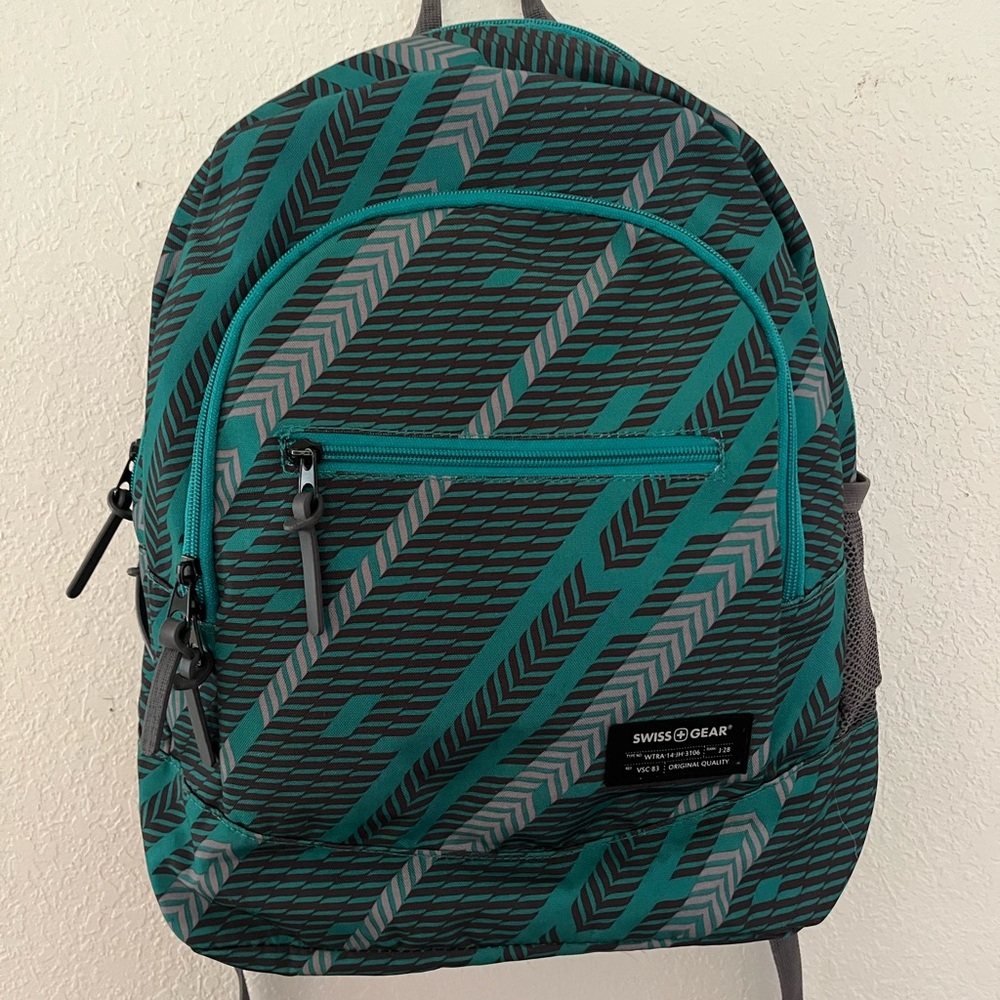 SwissGear Turquoise and Charcoal Backpack